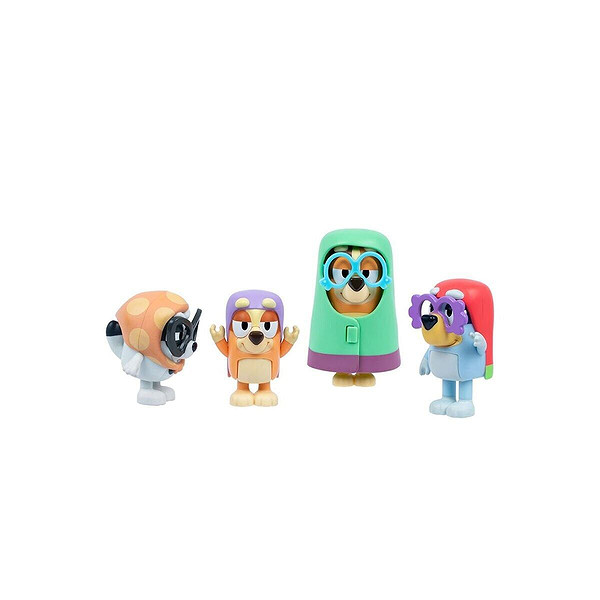 Bluey 19201 Bluey 4Lü Figür Seti Asorti
