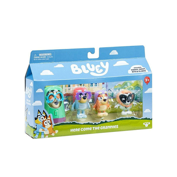 Bluey 19201 Bluey 4Lü Figür Seti Asorti
