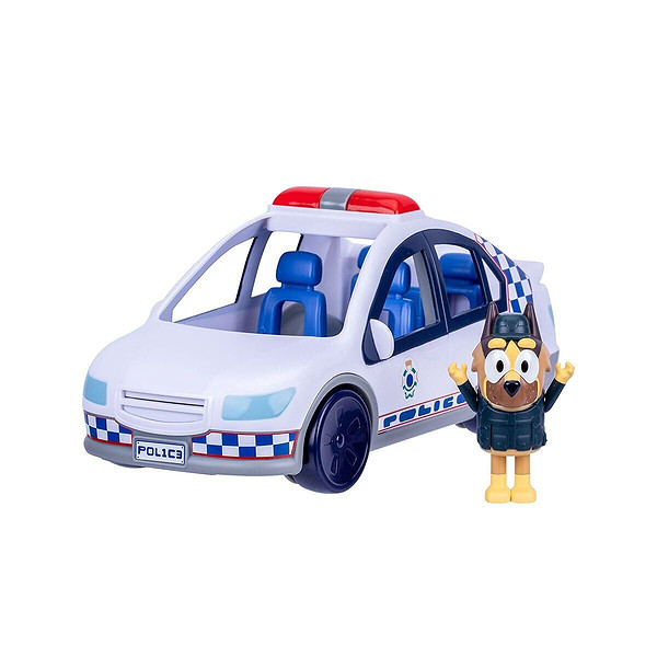 Bluey 19202 Bluey Polis Arabası Sesli Ve Işıklı 1 Figür