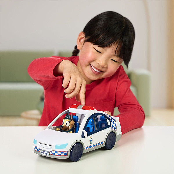 Bluey 19202 Bluey Polis Arabası Sesli Ve Işıklı 1 Figür