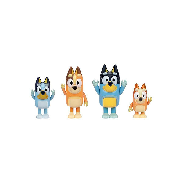 Bluey/18915 Bluey 4LÜ Figür Set Asorti