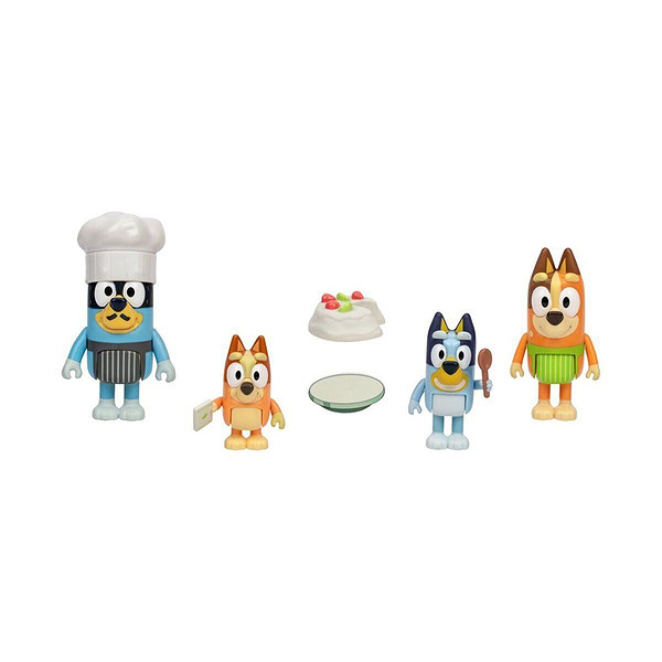 Bluey/18915 Bluey 4LÜ Figür Set Asorti