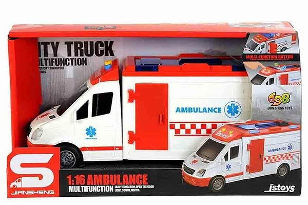 Canda Işıklı Ve Sesli Ambulans JS126E