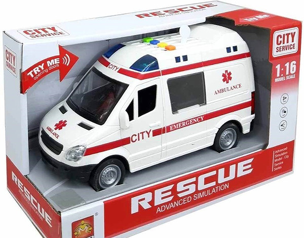 Canda WY590A Işıklı Ve Sesli Kapıları Açılan Ambulans