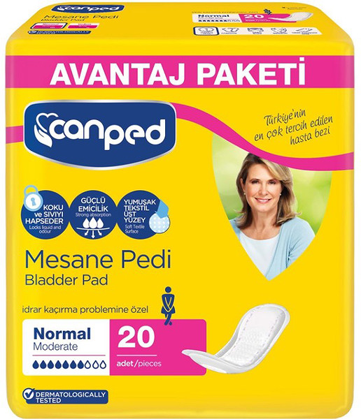 Canped Mesane Pedi Avantaj Paketi M Beden 20 Adet