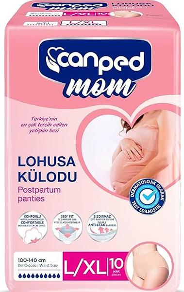 Canped Mom Lohusa Külodu L/XL Beden 10 Adet