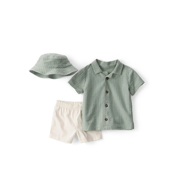 Carters Erkek Bebek Alt Üst Set 1U588410 Yeşil