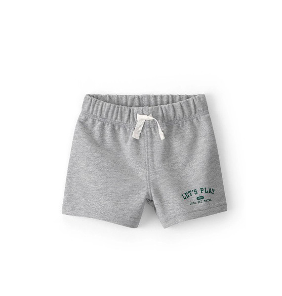Carters Erkek Bebek Body Şort Set 1U533110 Gri