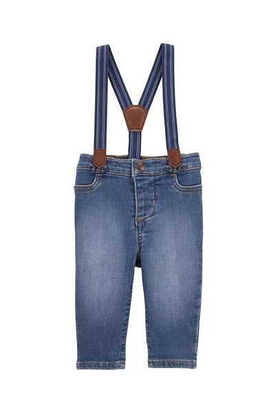 Carters Erkek Bebek Denim Pantolon 1S658510 Mavi