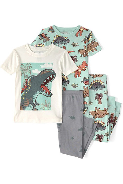 Carters Erkek Bebek Pijama 4Lü Set 1U596810 Renkli
