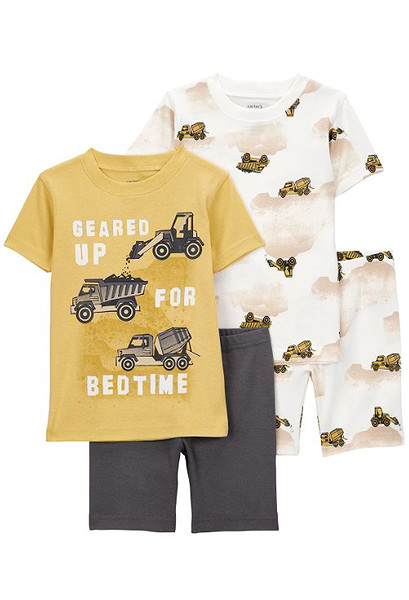 Carters Erkek Bebek Pijama Set 4Lü Paket 1S389010 Renkli