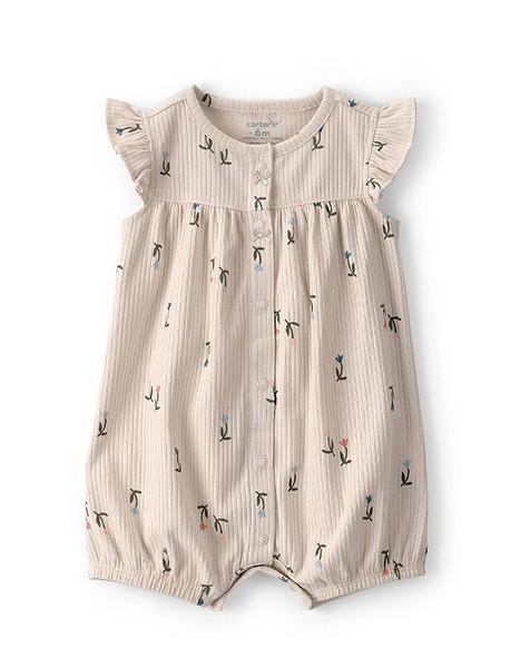 Carters Kız Bebek Kısa Tulum 1U268210 Renkli