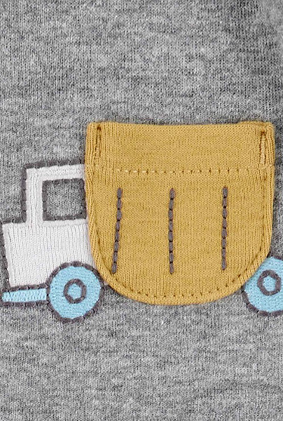 Carters  Layette Erkek Bebek Kısa Kollu 5Li Body 1T008910 Desenli