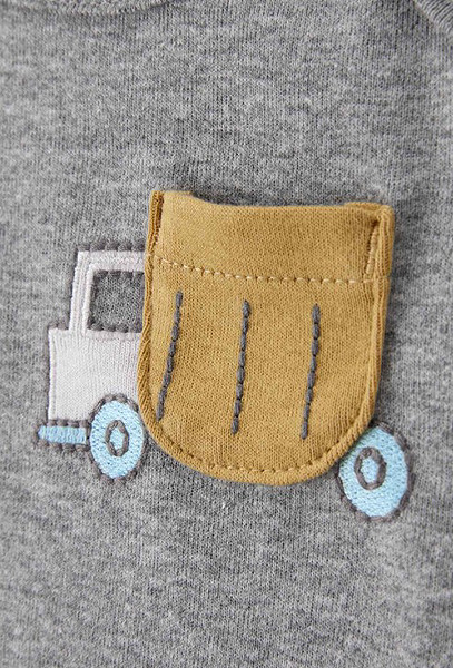 Carters  Layette Erkek Bebek Kısa Kollu 5Li Body 1T008910 Desenli