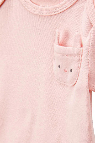 Carters  Layette Kız Bebek Kısa Kollu 5Li Body 1T009510 Desenli