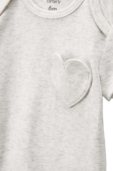 Carters  Layette Kız Bebek Kısa Kollu 5Li Body 1T100410 Desenli