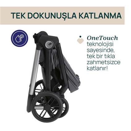 Chicco Bellagio Bebek Arabası Black Satin