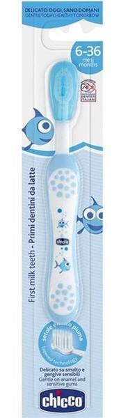 Chicco Diş Fırçası 6-36 Ay Mavi