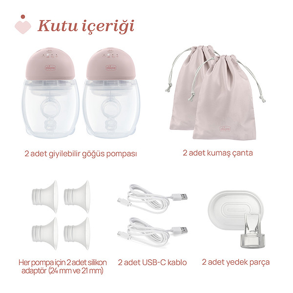 Chicco Giyilebilir Göğüs Pompası