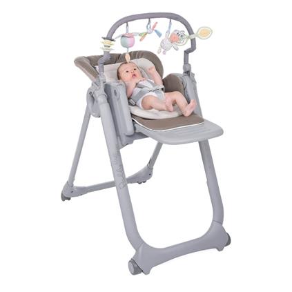 Chicco Polly Magic Relax Plastik Emniyet Kemeri Tekerlekli Katlanır Mama Sandalyesi Çok Renkli