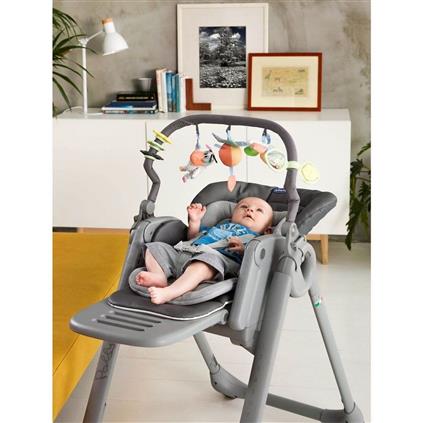 Chicco Polly Magic Relax Plastik Emniyet Kemeri Tekerlekli Katlanır Mama Sandalyesi Çok Renkli