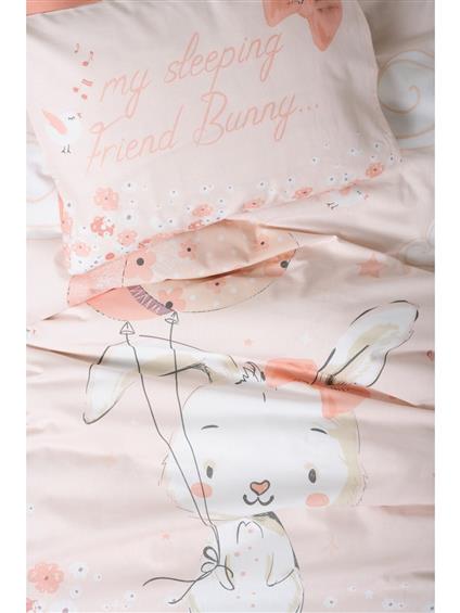 Cotton Box Bebek Nevresim Takımı Rapeti Somon