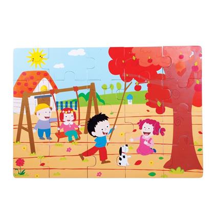 CS-1277 Sonbahar  Ahşap Yer Puzzle