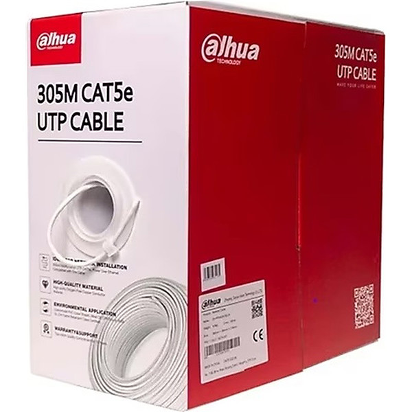 Dahua Pfm922ı-6UN-C 305 Metre U/Utp 23Awg Cca Gri Renk Cat6 Kablo
