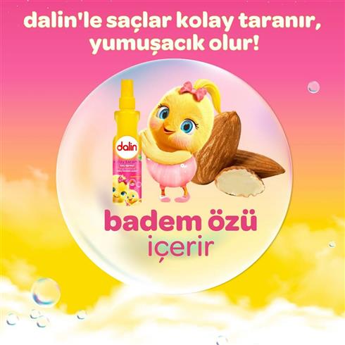 Dalin Kolay Tarama Spreyi Badem Yağlı 200 Ml