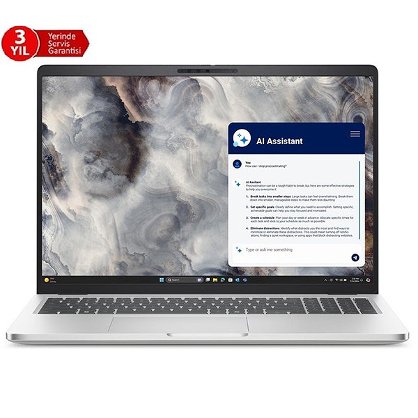 Dell NB Pro 16 Ultra7 255U 32GB 1TB Ssd Dos Bto108_PC16250_U (3 Yıl Yerinde Garanti)