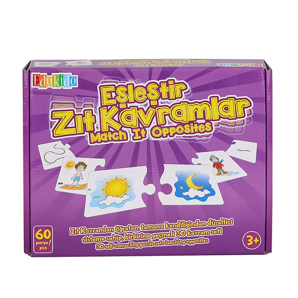 Edu-1012 Eşleştir Zıt Kavramlar -Chiva