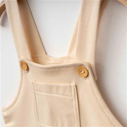 Eslenza Baby Şortlu Salopet 0127 Bej Bej 9 Ay