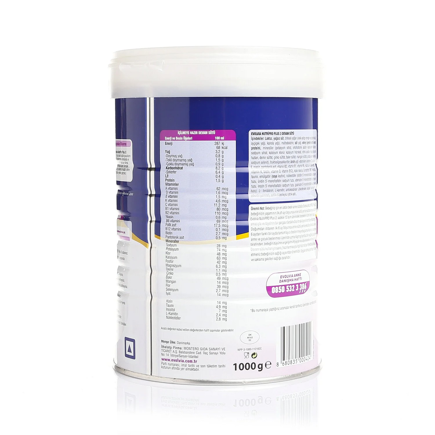 Evolvia Nutripro Plus Bebek Devam Sütü 3 800 Gr