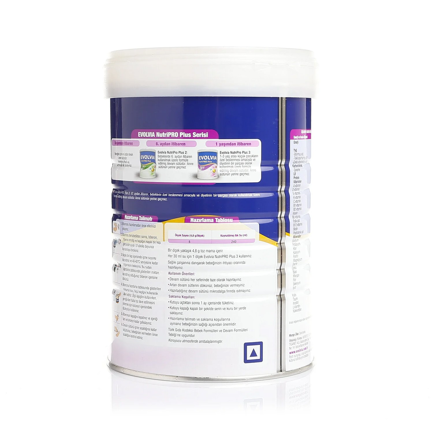 Evolvia Nutripro Plus Bebek Devam Sütü 3 800 Gr