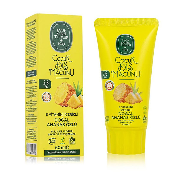 Eyüp Sabri Tuncer Çocuk Diş Macunu 60 Ml Ananas