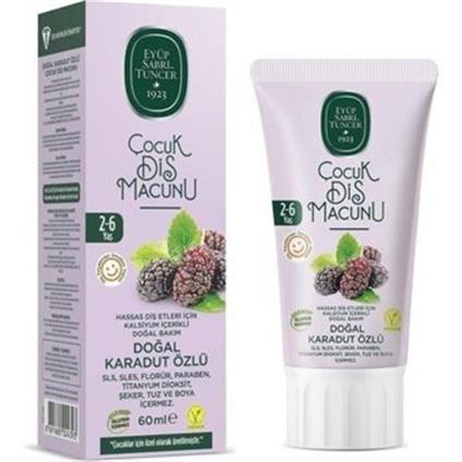 Eyüp Sabri Tuncer Doğal Karadut Özlü Diş Macunu 2-6 Yaş 60 Ml