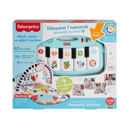 Fisher Price Sesli Ve Işıklı Neşeli Hayvanlar Piyanolu Oyun Halısı Hwy49