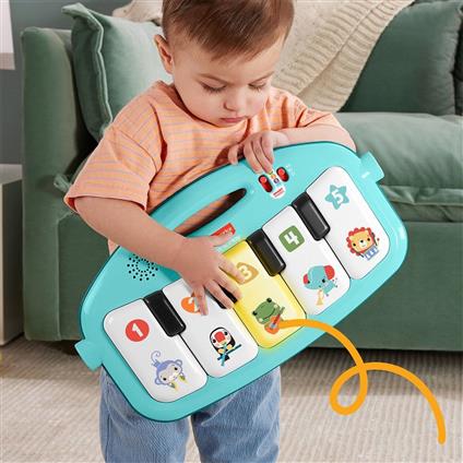 Fisher Price Sesli Ve Işıklı Neşeli Hayvanlar Piyanolu Oyun Halısı Hwy49