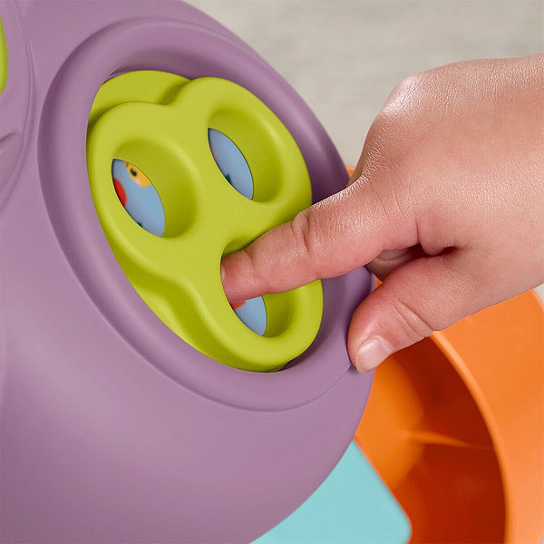 Fisher Price Sesli Ve Işıklı Benimle Öğren Mor Maymun Yürüteç Jgw94