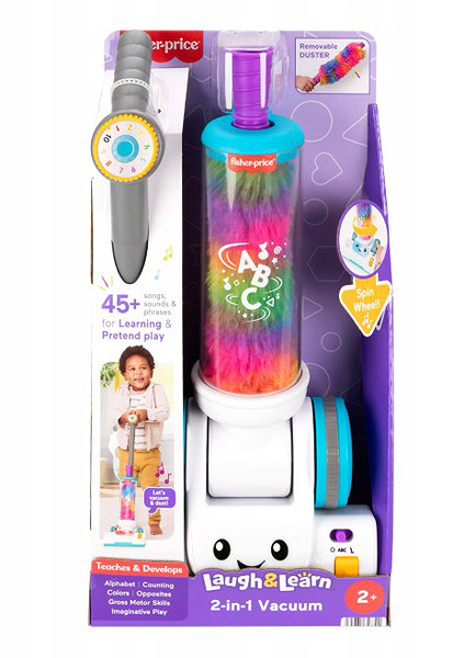 Fisher Price Sesli Ve Işıklı Eğlen Ve Öğren 2'İn 1 Süpürge Jmm35