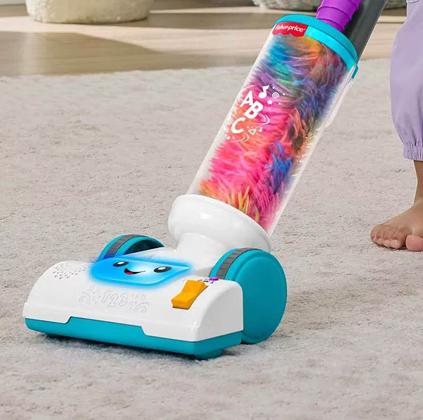 Fisher Price Sesli Ve Işıklı Eğlen Ve Öğren 2'İn 1 Süpürge Jmm35