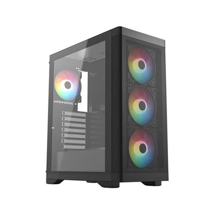 Frısby FC-9480G 600W +80 Bronze Rgb 4X8120MM Fan  Gaming Siyah Kasa