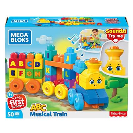 Fwk22 Mega Bloks® Müzikli Alfabe Treni 50 Parça +1 Yaş