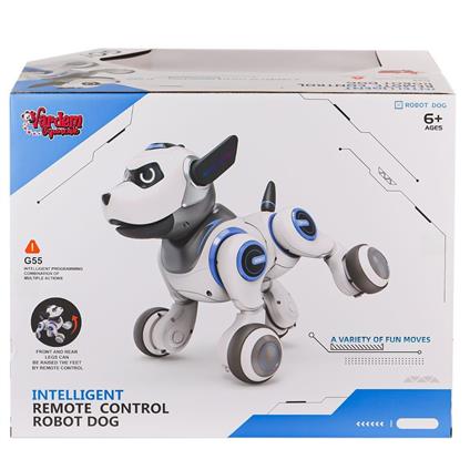G55 Kumandalı Şarjlı Işıklı Müzikli İnteraktif Robot Köpek -Vardem Oyuncak