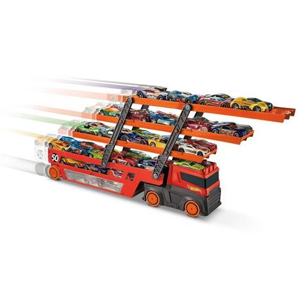Ghr48 Hot Wheels Mega Tır (Kırmızı-Turuncu)