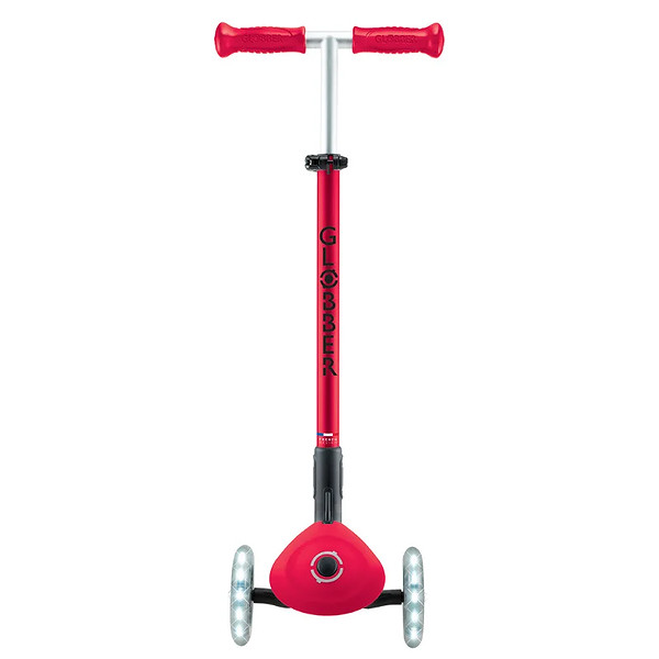 Globber Elite Deluxe Işıklı Scooter Kırmızı
