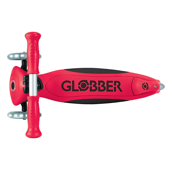 Globber Elite Deluxe Işıklı Scooter Kırmızı