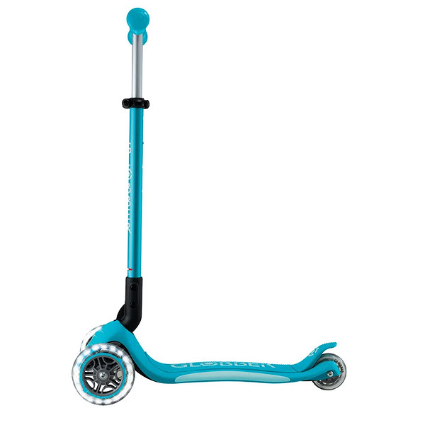 Globber Elite Deluxe Işıklı Scooter Mavi