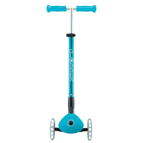 Globber Elite Deluxe Işıklı Scooter Mavi