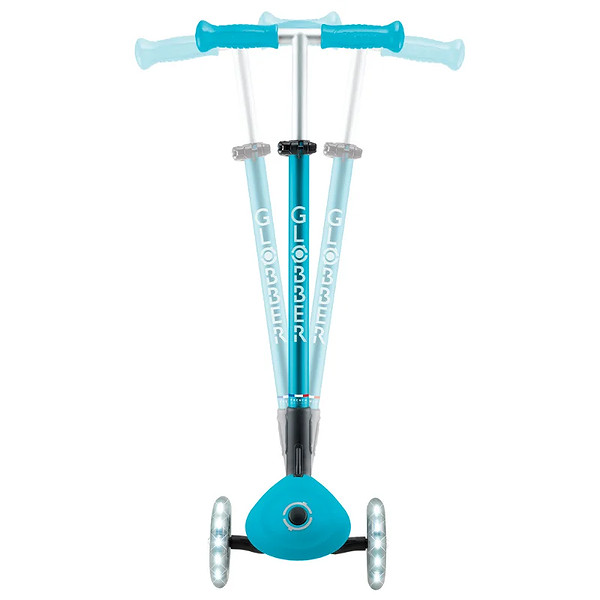 Globber Elite Deluxe Işıklı Scooter Mavi